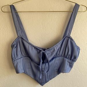 Forever 21 Blue Crop Top